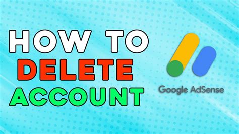 how to delete AdSense account